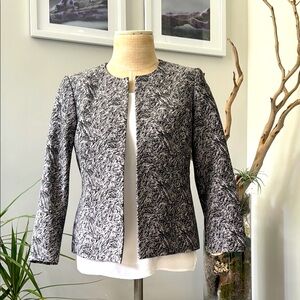 Anne Klein- Black and White Textured Blazer